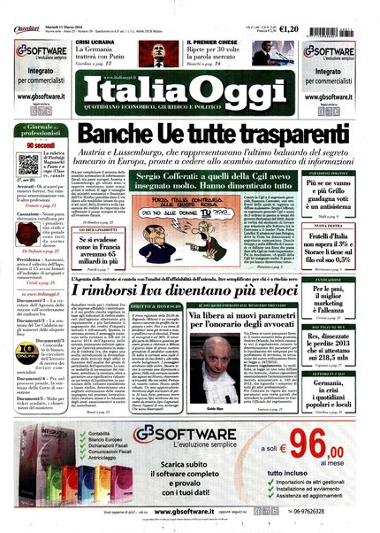 Italia oggi : quotidiano di economia finanza e politica